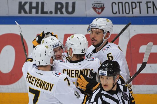 Ice hockey. KHL. Spartak vs. Severstal