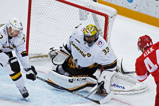 Ice hockey. KHL. Spartak vs. Severstal