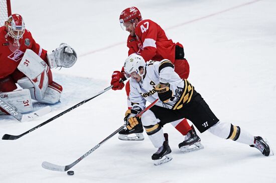 Ice hockey. KHL. Spartak vs. Severstal