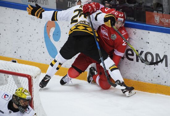 Ice hockey. KHL. Spartak vs. Severstal