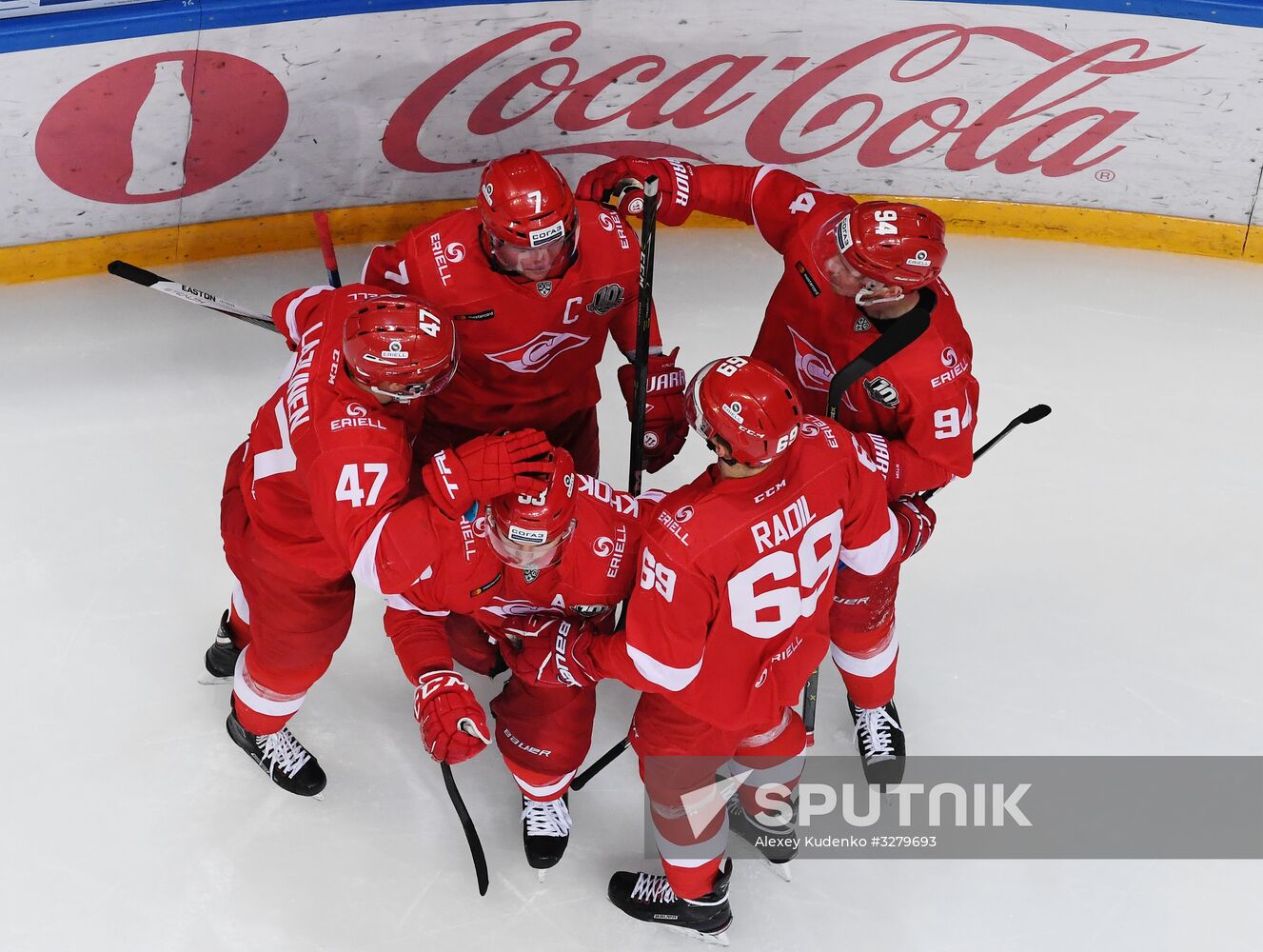 Ice hockey. KHL. Spartak vs. Severstal