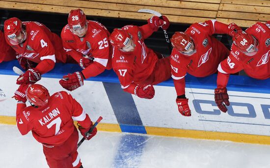 Ice hockey. KHL. Spartak vs. Severstal
