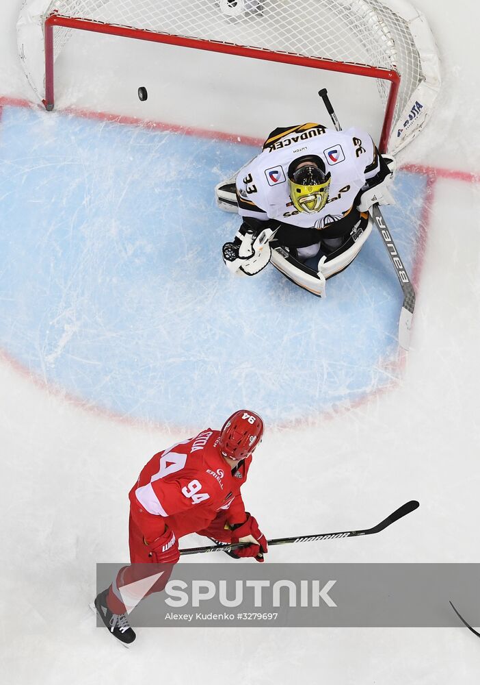 Ice hockey. KHL. Spartak vs. Severstal