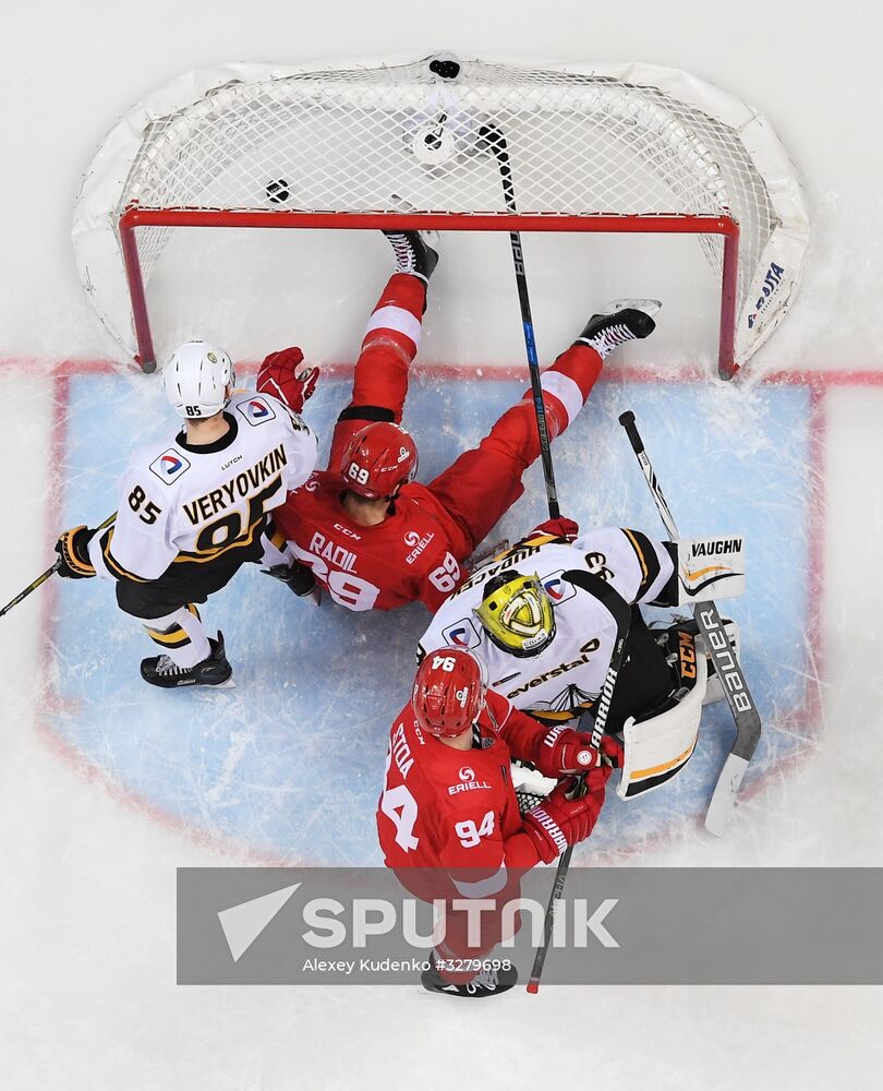Ice hockey. KHL. Spartak vs. Severstal