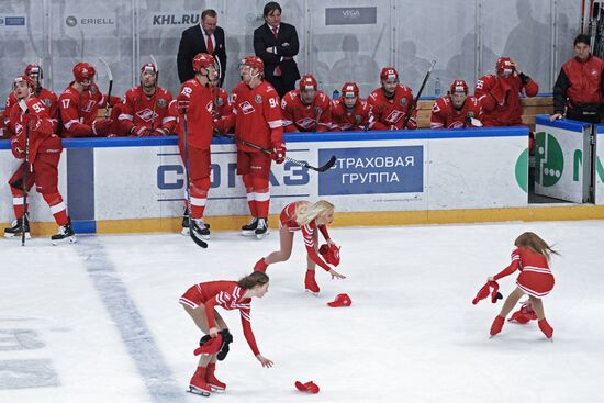 Ice hockey. KHL. Spartak vs. Severstal