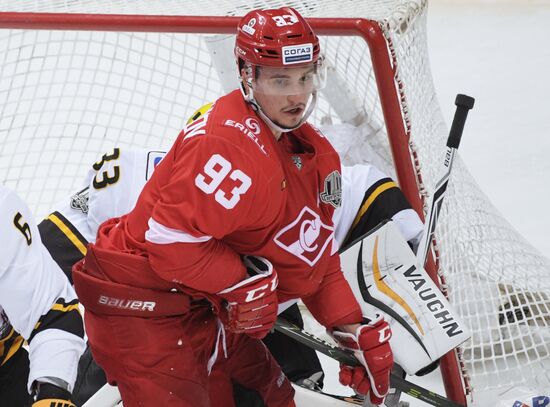 Ice hockey. KHL. Spartak vs. Severstal