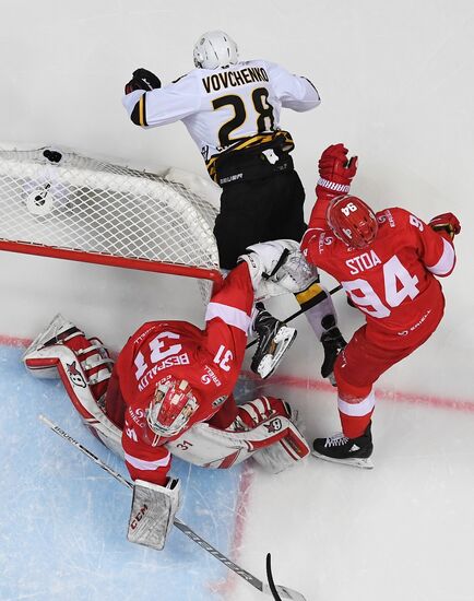 Ice hockey. KHL. Spartak vs. Severstal
