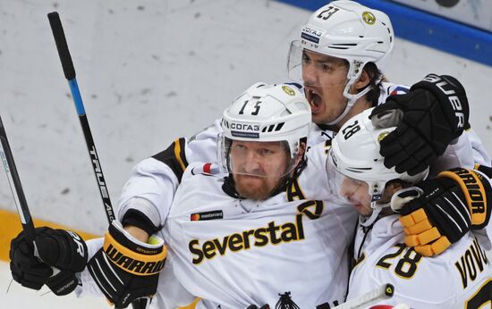 Ice hockey. KHL. Spartak vs. Severstal