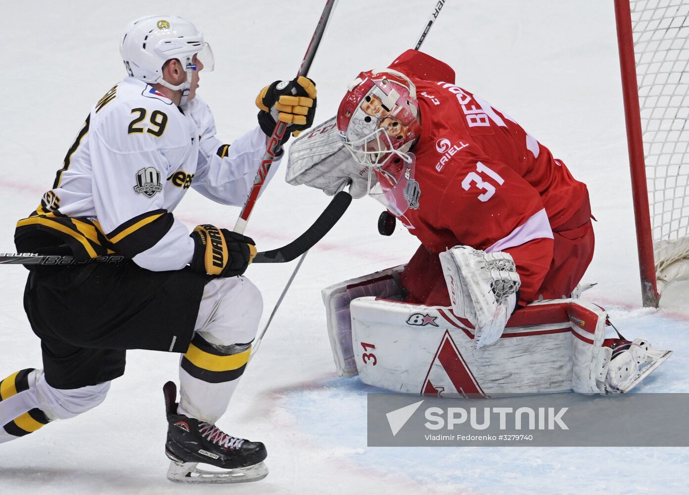Ice hockey. KHL. Spartak vs. Severstal