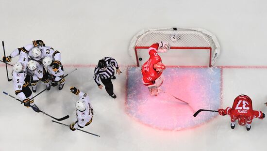 Ice hockey. KHL. Spartak vs. Severstal