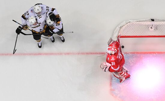 Ice hockey. KHL. Spartak vs. Severstal
