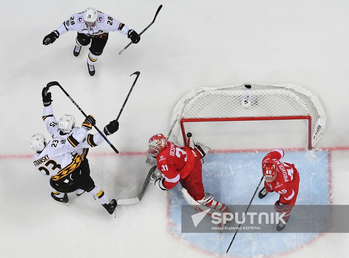 Ice hockey. KHL. Spartak vs. Severstal