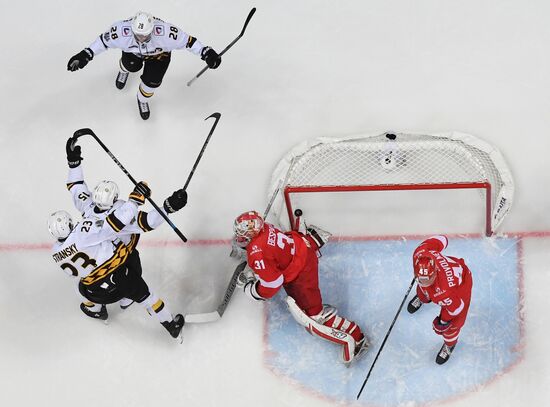 Ice hockey. KHL. Spartak vs. Severstal