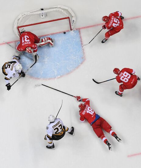 Ice hockey. KHL. Spartak vs. Severstal