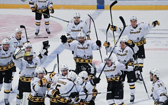 Ice hockey. KHL. Spartak vs. Severstal