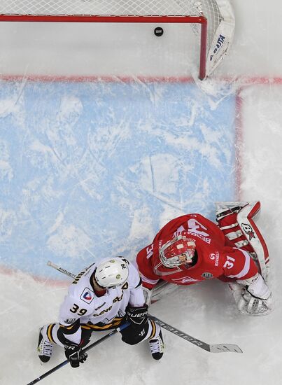 Ice hockey. KHL. Spartak vs. Severstal