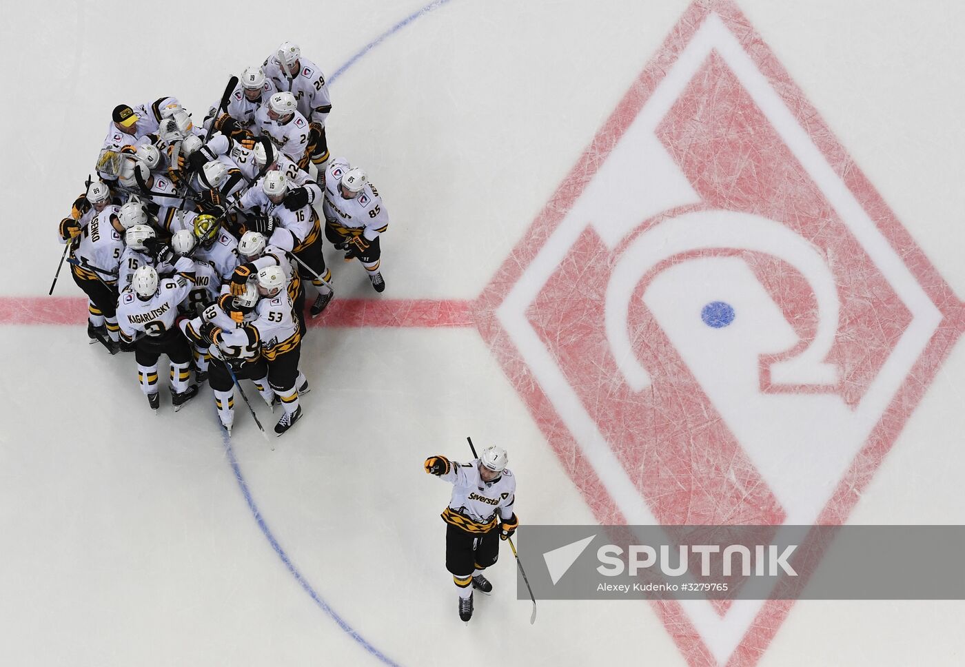 Ice hockey. KHL. Spartak vs. Severstal