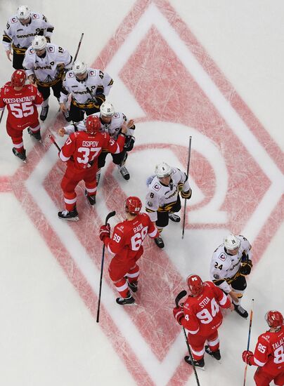 Ice hockey. KHL. Spartak vs. Severstal