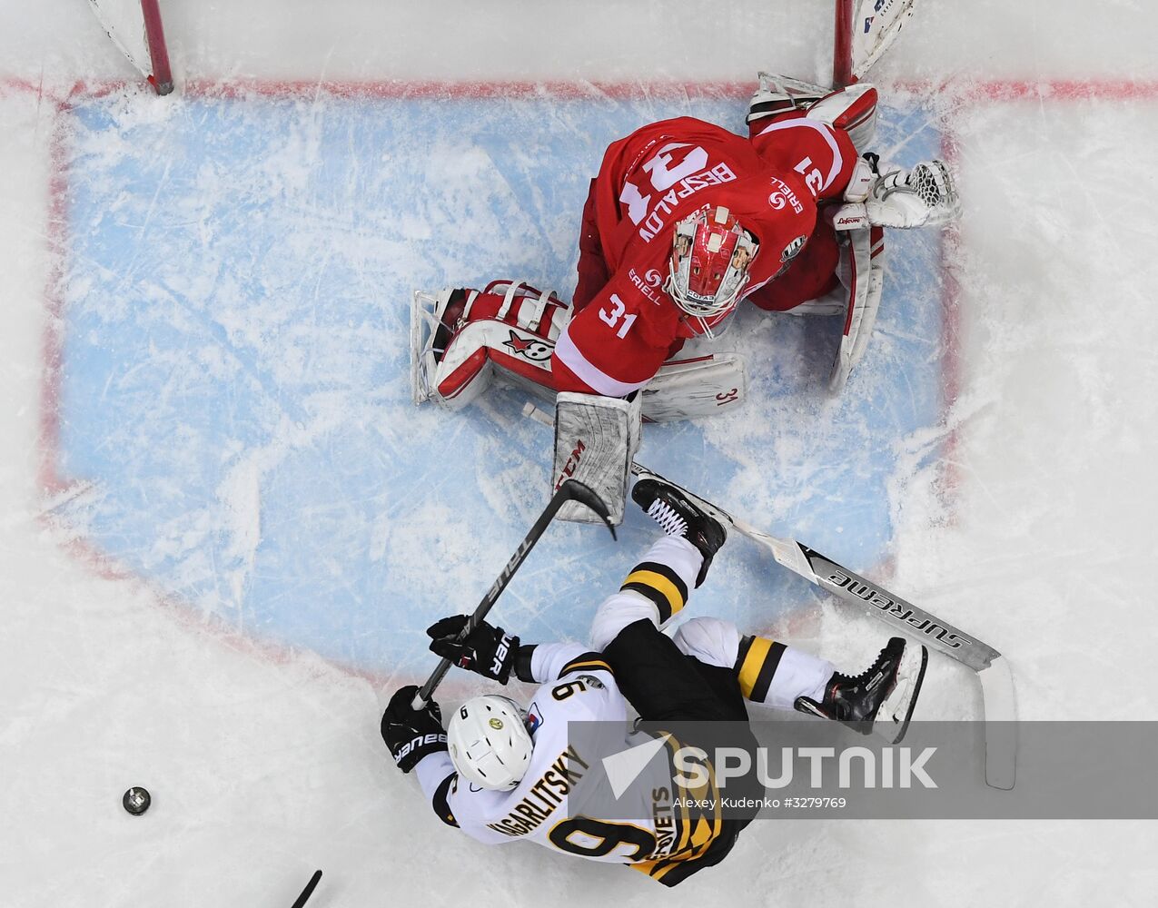 Ice hockey. KHL. Spartak vs. Severstal
