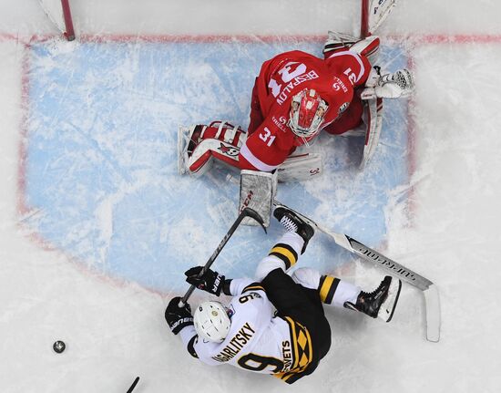 Ice hockey. KHL. Spartak vs. Severstal