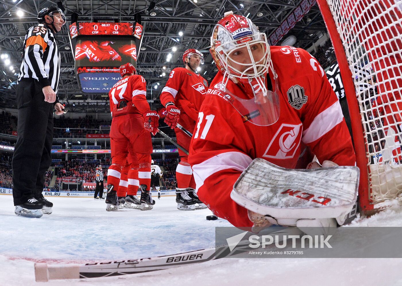 Ice hockey. KHL. Spartak vs. Severstal