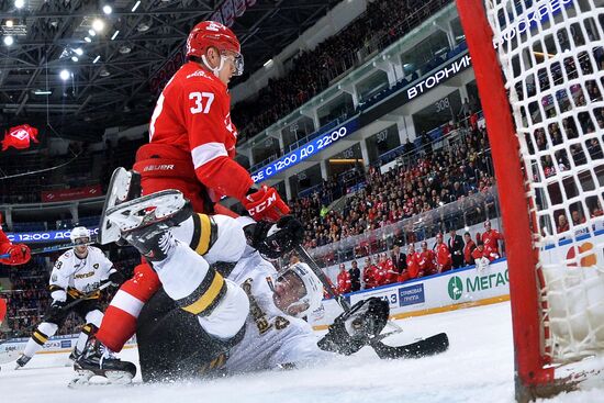 Ice hockey. KHL. Spartak vs. Severstal