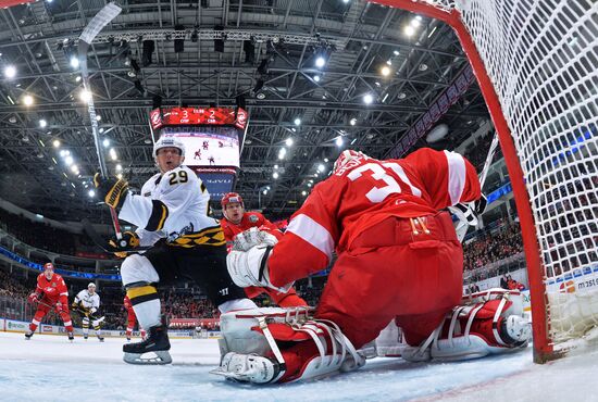 Ice hockey. KHL. Spartak Moscow vs. Severstal Cherepovets