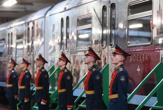 Moscow Metro launches Territory of Victory train