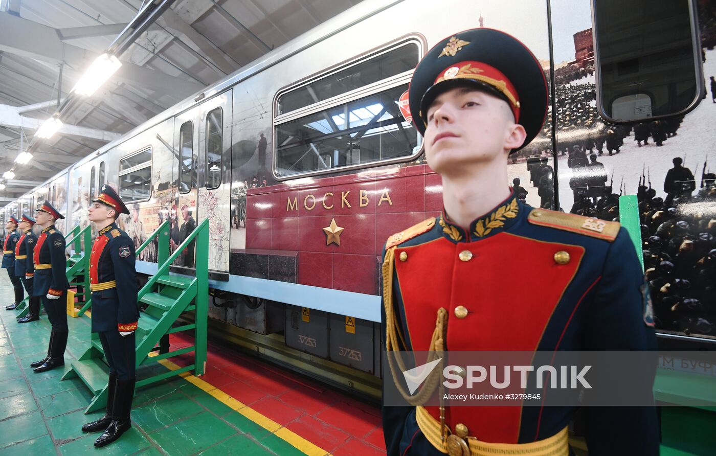 Moscow Metro launches Territory of Victory train