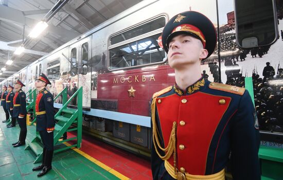 Moscow Metro launches Territory of Victory train