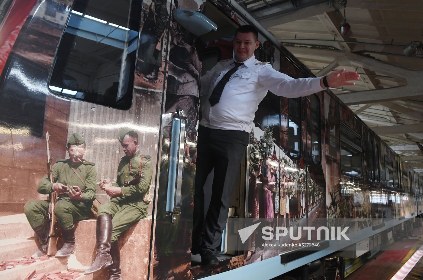 Moscow Metro launches Territory of Victory train