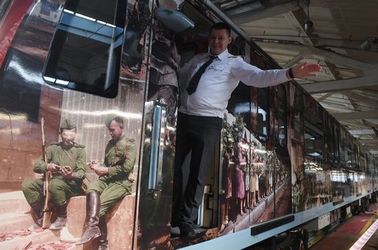 Moscow Metro launches Territory of Victory train