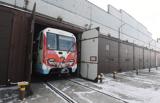 Moscow Metro launches Territory of Victory train