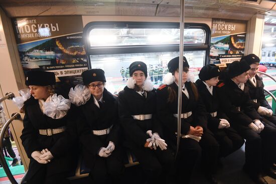 Moscow Metro launches Territory of Victory train
