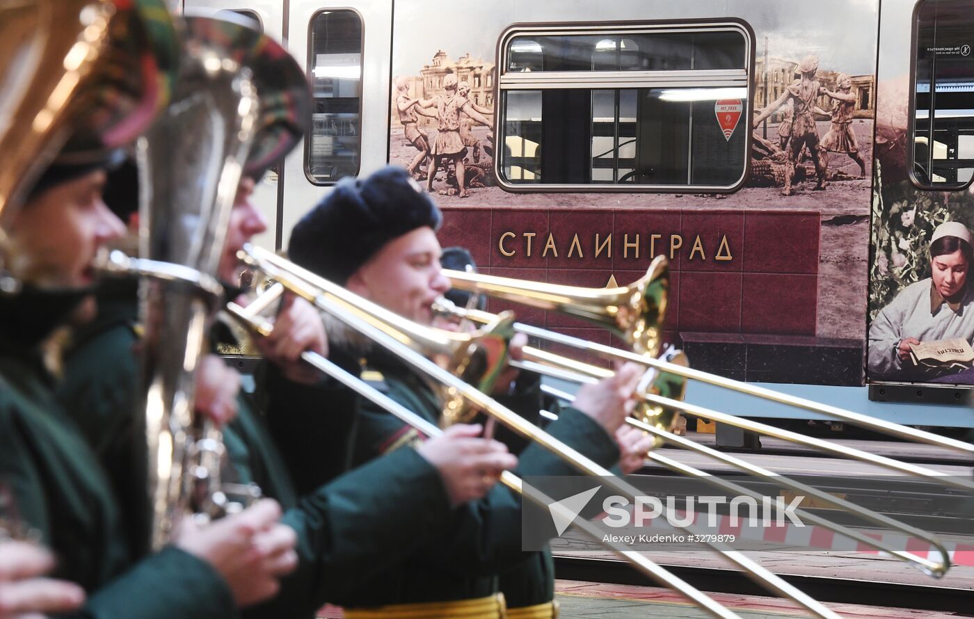 Moscow Metro launches Territory of Victory train