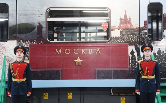 Moscow Metro launches Territory of Victory train