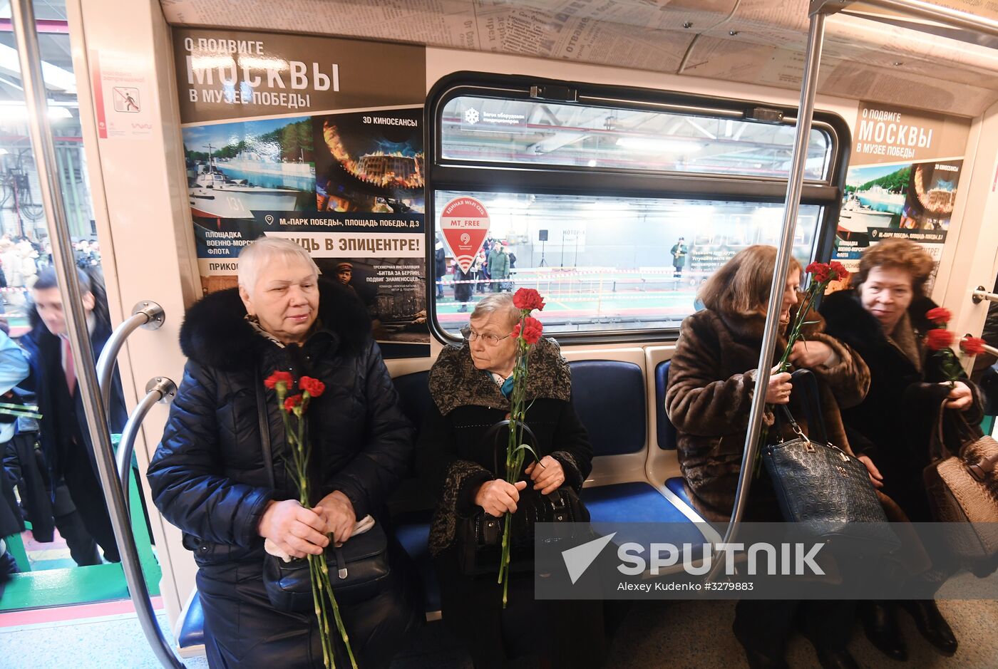 Moscow Metro launches Territory of Victory train