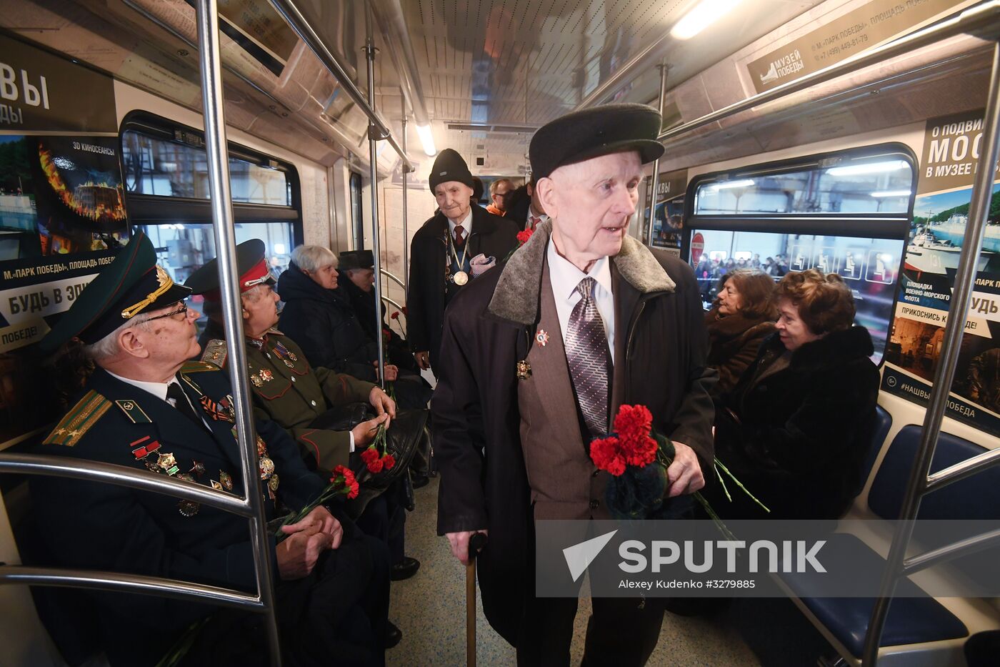 Moscow Metro launches Territory of Victory train
