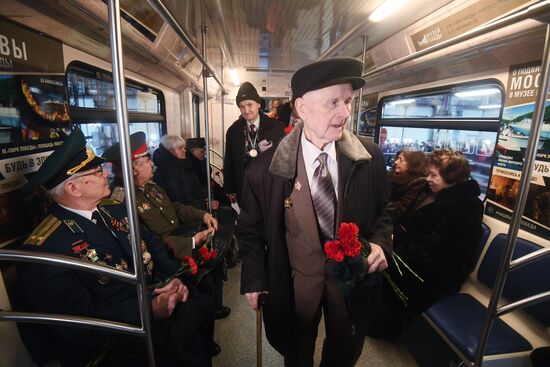 Moscow Metro launches Territory of Victory train