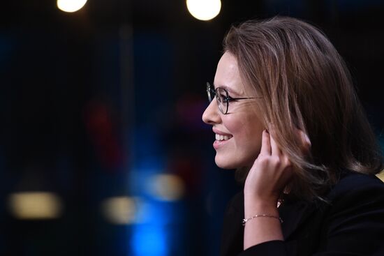 Meeting with Presidential candidate Ksenia Sobchak