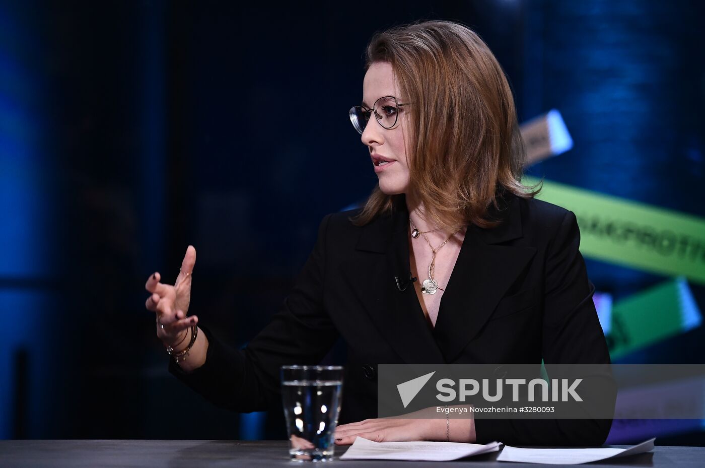 Meeting with Presidential candidate Ksenia Sobchak