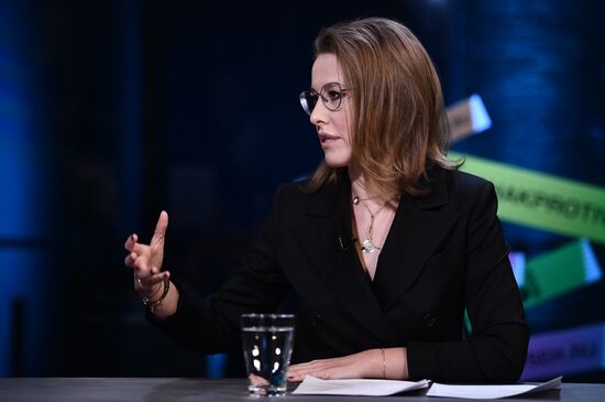 Meeting with Presidential candidate Ksenia Sobchak