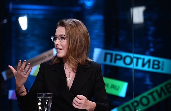Meeting with Presidential candidate Ksenia Sobchak