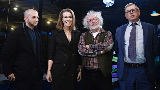 Meeting with Presidential candidate Ksenia Sobchak