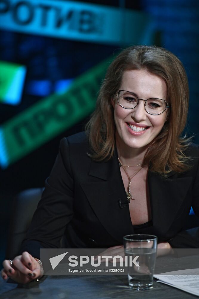 Meeting with Presidential candidate Ksenia Sobchak
