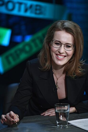 Meeting with Presidential candidate Ksenia Sobchak