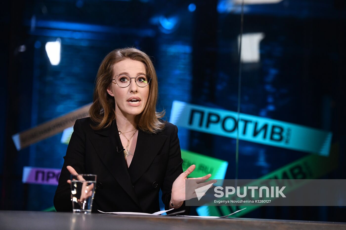 Meeting with Presidential candidate Ksenia Sobchak