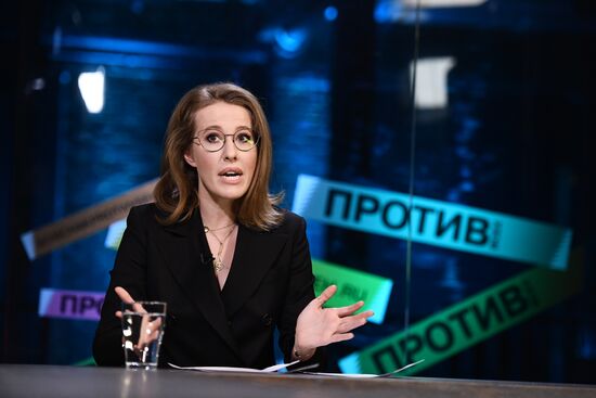 Meeting with Presidential candidate Ksenia Sobchak