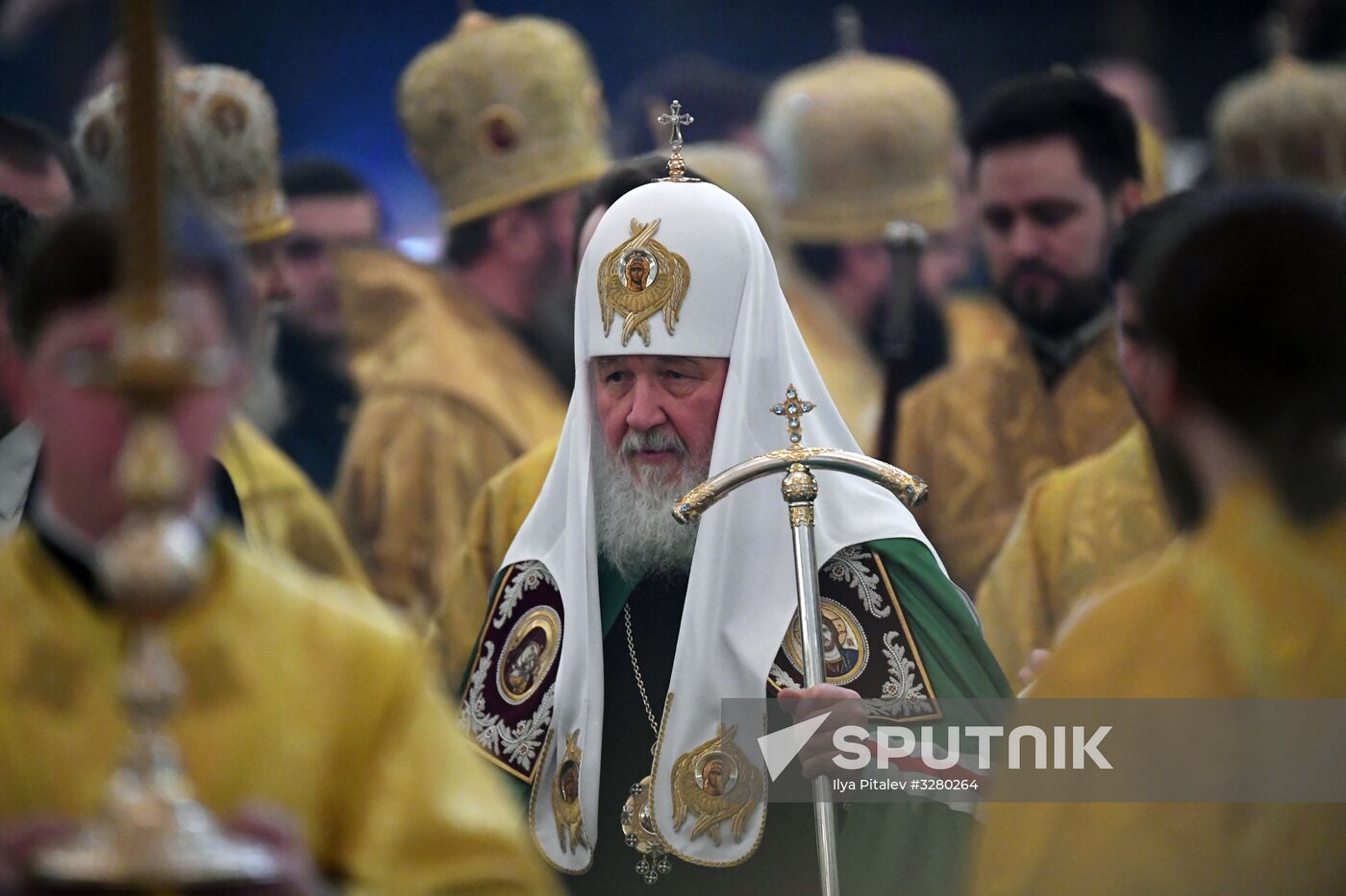 Patriarch holds service on opening day of 26th International Christmas Readings