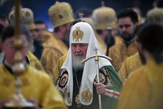 Patriarch holds service on opening day of 26th International Christmas Readings